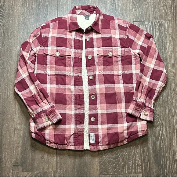 Eddie Bauer Jackets & Blazers - Eddie Bauer Fleece-Lined Flannel Shirt Jacket Women’s Small